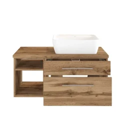 Wohnen Waschtisch|Waschbeckenunterschränke*90 cm Badschrank mit Becken rechts - Userina