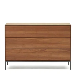 Wohnen Küchenschränke|Flurkommoden*110 cm breite Kommode mit drei Schubladen - Milena