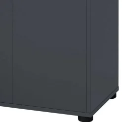 Wohnen 60 cm breiter Badschrank in Anthrazit - Rigori