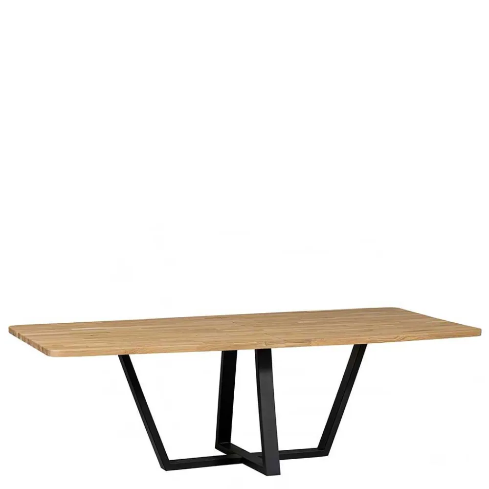 Wohnen 240 cm breiter Esszimmertisch aus Eichenholz - Serinina