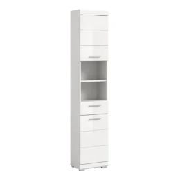 Wohnen Schränke|Badschränke*37 cm breiter Hochschrank fürs Badezimmer - Henriette