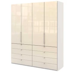 Wohnen Kleiderschränke|Kleiderschränke*200 cm breiter Kleiderschrank mit acht Schubladen - Zidarie