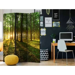 Wohnen 135 cm breiter Raumteiler mit Wald Motiv - Jacopo