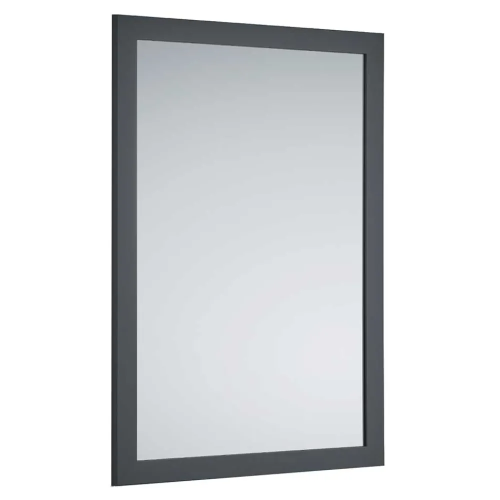 Wohnen Spiegel|Flurspiegel*48 cm breiter Spiegel in Anthrazit - Vertelli