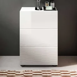 Wohnen 38 cm breiter Waschbeckenschrank in Weiß - Vitablos