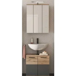 Wohnen 60 cm breiter Waschplatz fürs Bad - Depart (zweiteilig)