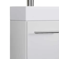 Wohnen 41 cm breiter Waschplatz in Weiß - Vulcanos (zweiteilig)