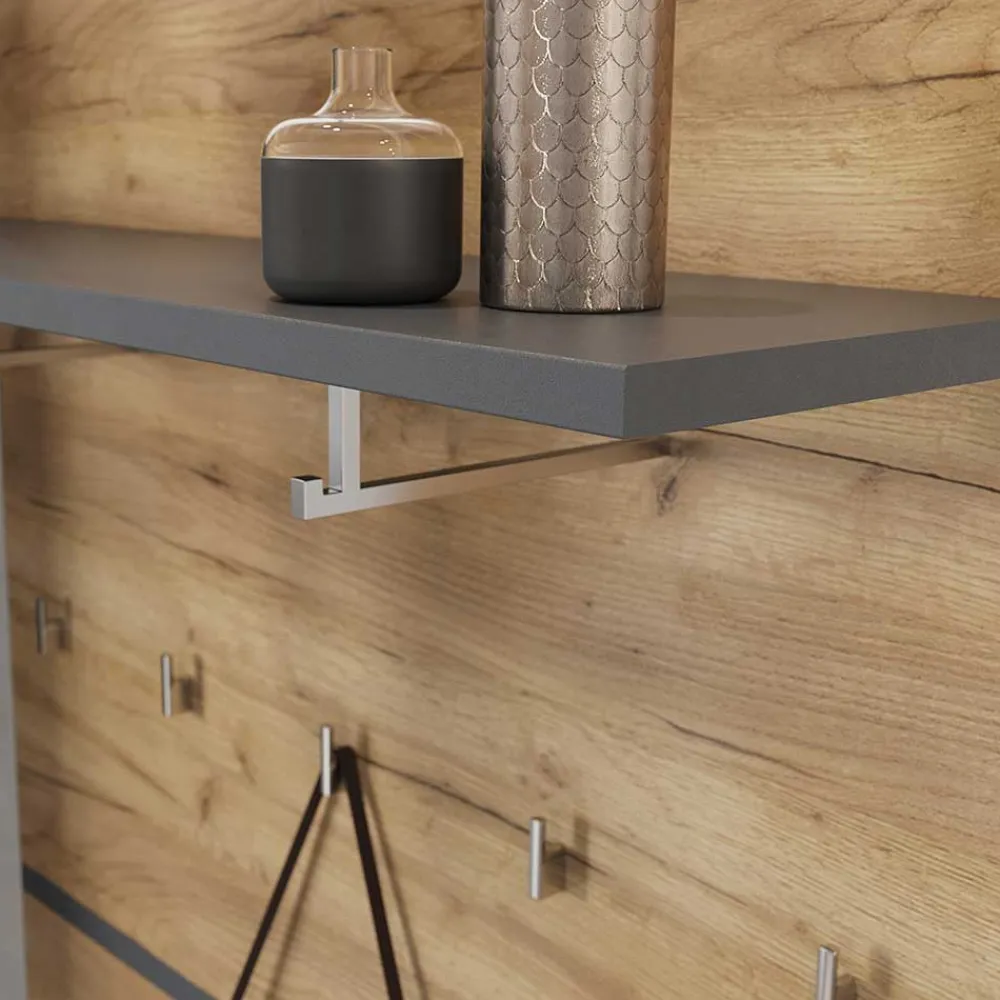 Wohnen 246 cm breites Flurmöbel Set modern - Orsecca (fünfteilig)