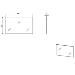 Wohnen 246 cm breites Flurmöbel Set modern - Orsecca (fünfteilig)