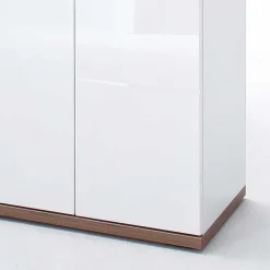 Wohnen 120 cm breites Highboard in Weiß Glanz - Icadro II