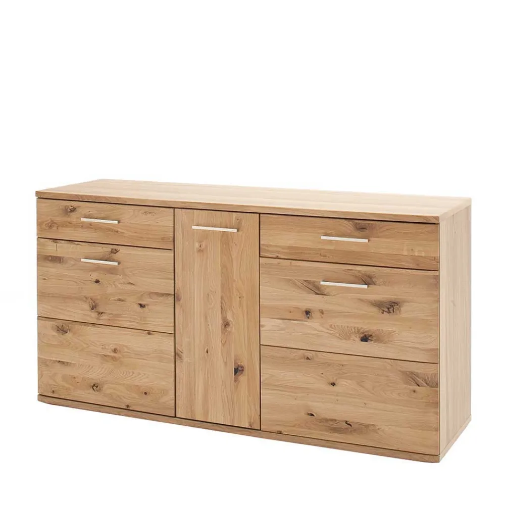 Wohnen 150 cm breites Sideboard aus Echtholz - Crokas