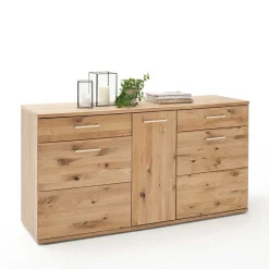 Wohnen 150 cm breites Sideboard aus Echtholz - Crokas