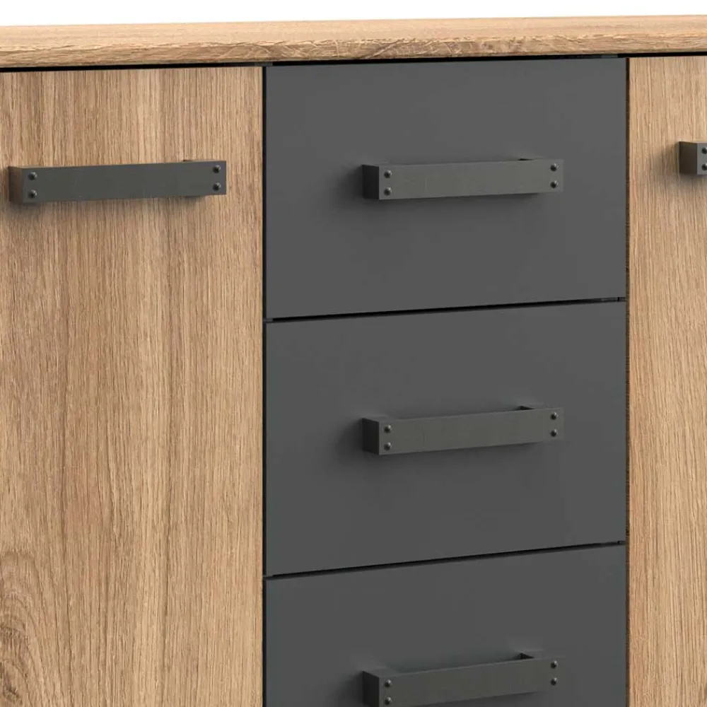 Wohnen Küchenschränke|Sideboards*130 cm breites Sideboard in Plankeneiche NB - Enegal