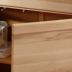 Wohnen 100 cm breites Vertiko aus Kernbuche massiv - Namgon