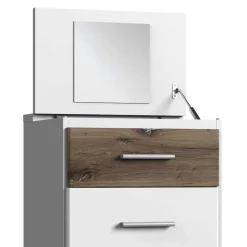 Wohnen Schminktische*121 cm hohe Kommode mit Spiegel im Deckel - Liesca