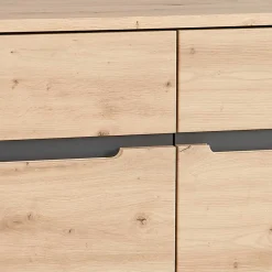 Wohnen 122 cm hoher Aktenschrank mit zwei Türen - Kuetra