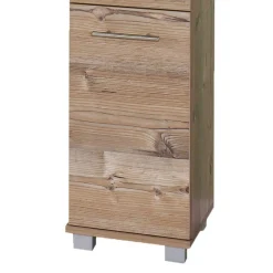 Wohnen Badschränke*117 cm hoher Badchrank in Fichtefarben - Dilvonda
