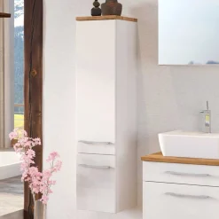 Wohnen Badschränke*130 cm hoher Badschrank für Wandmontage - Enwicos