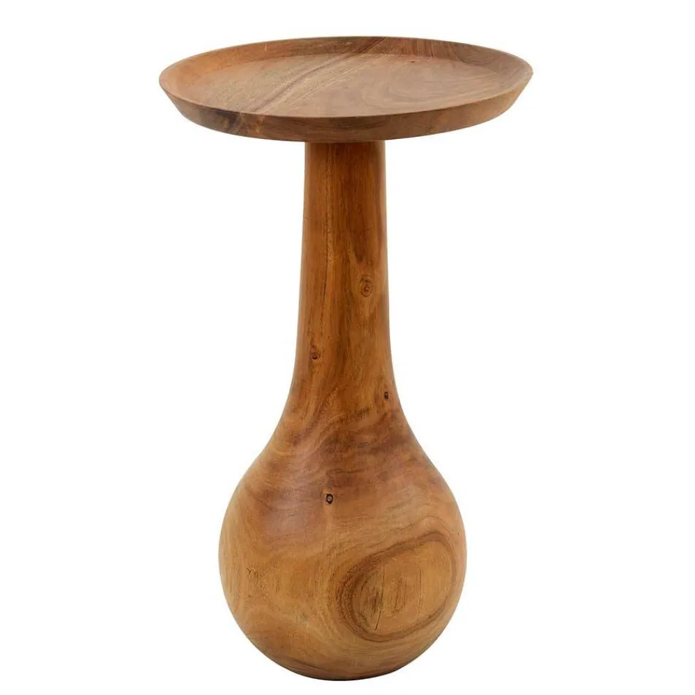 Wohnen Telefontische*59 cm hoher Beistelltisch aus Akazie Massivholz - Nics