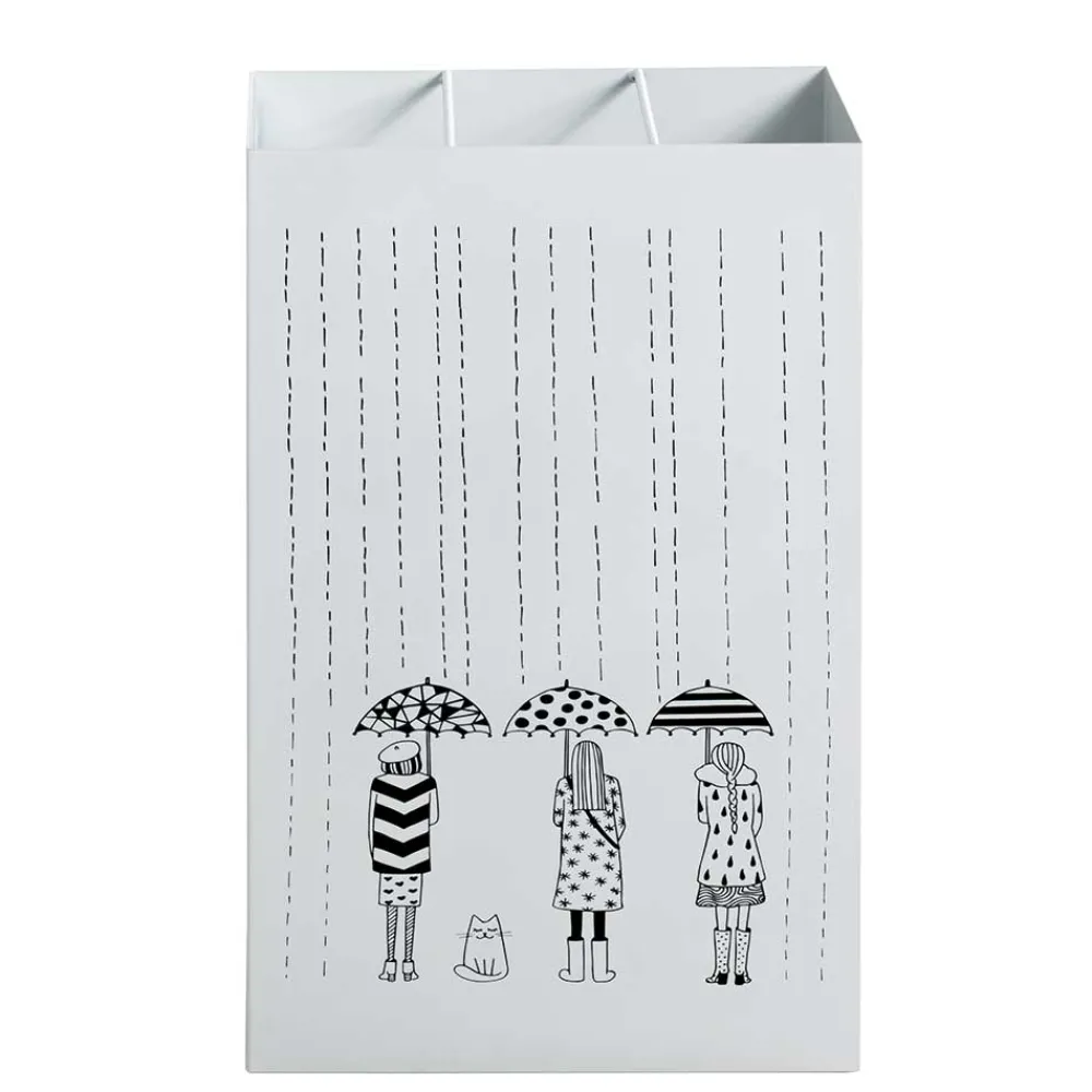 Wohnen 48 cm Hoher Schirmständer in Weiß - Morian