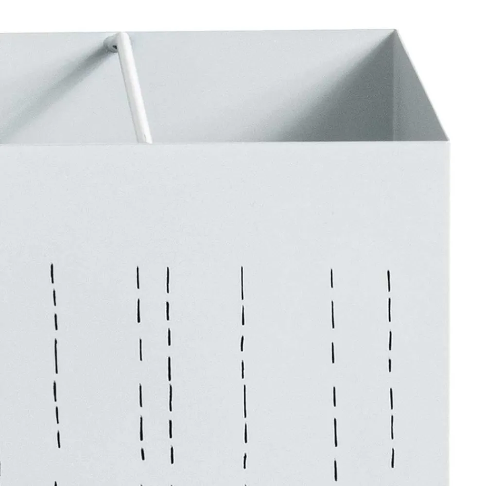 Wohnen 48 cm Hoher Schirmständer in Weiß - Morian