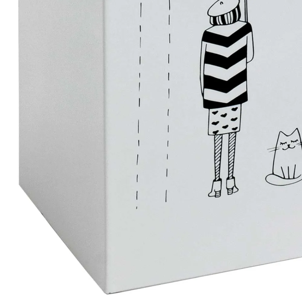 Wohnen 48 cm Hoher Schirmständer in Weiß - Morian