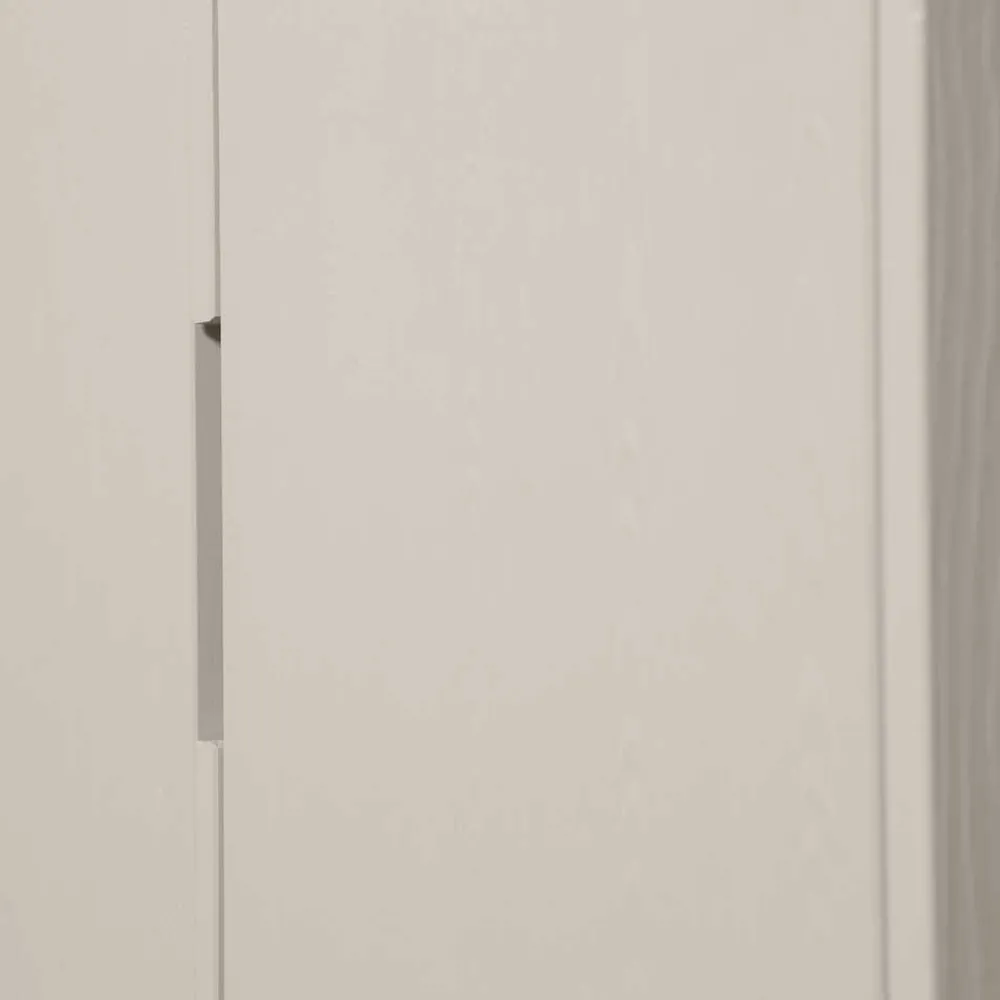 Wohnen Kommoden|Esszimmerschränke*149 cm hoher Schrank in Hellgrau - Lergavano