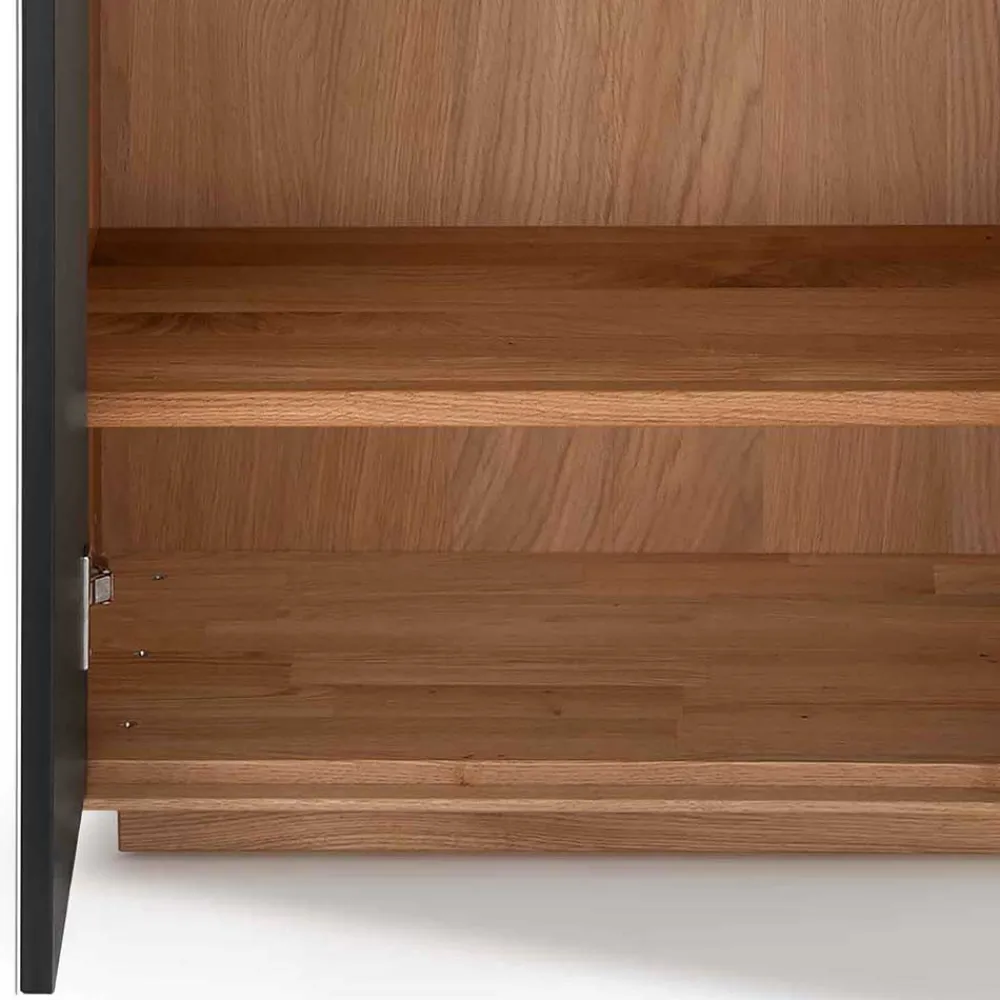 Wohnen 200 cm hoher Schuhschrank mit Doppeltür - Zonga