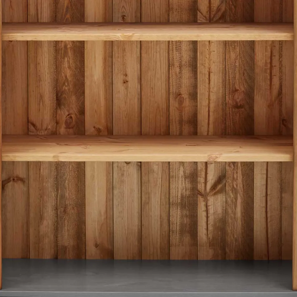 Wohnen 202 cm hohes Landhaus Bücherregal zweifarbig - Eshelas