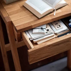 Wohnen 110 cm hohes Stehpult aus Wildeiche - Lissabon