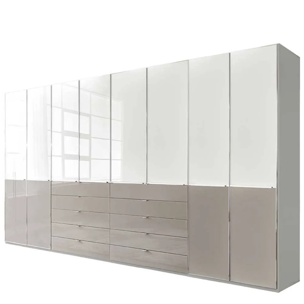 Wohnen 394 cm Kleiderschrank mit acht Türen - Pascan