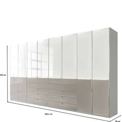 Wohnen 394 cm Kleiderschrank mit acht Türen - Pascan
