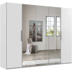 Wohnen Kleiderschränke|Kleiderschränke*250 cm Kleiderschrank mit Falt- und Drehtüren - Dastrata