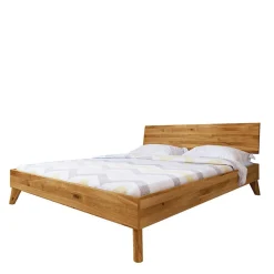 Wohnen 210 cm langes Holzbett Gestell Wildeiche - Eavy