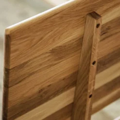 Wohnen 210 cm langes Holzbett Gestell Wildeiche - Eavy