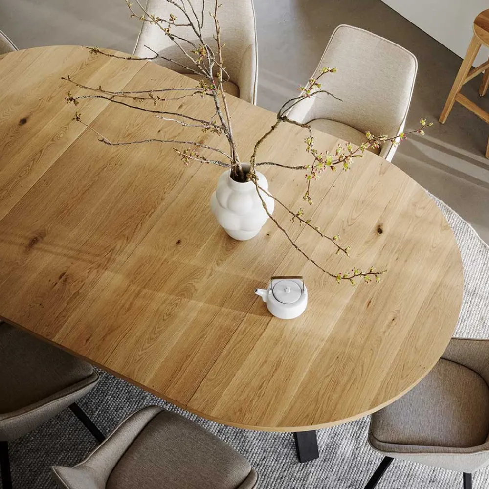 Wohnen Esszimmertische|Tische*135 cm runder Esstisch in modernem Design - Mocima