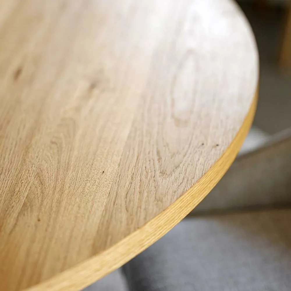 Wohnen Esszimmertische|Tische*135 cm runder Esstisch in modernem Design - Mocima