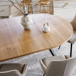 Wohnen Esszimmertische|Tische*135 cm runder Esstisch in modernem Design - Mocima