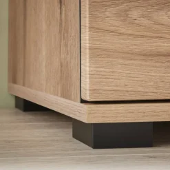 Wohnen 200 cm Sideboard mit Glaseinsätzen - Brocus