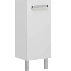 Wohnen Badschränke*20 cm tiefer Bad-Hochschrank in Weiß - Ardin