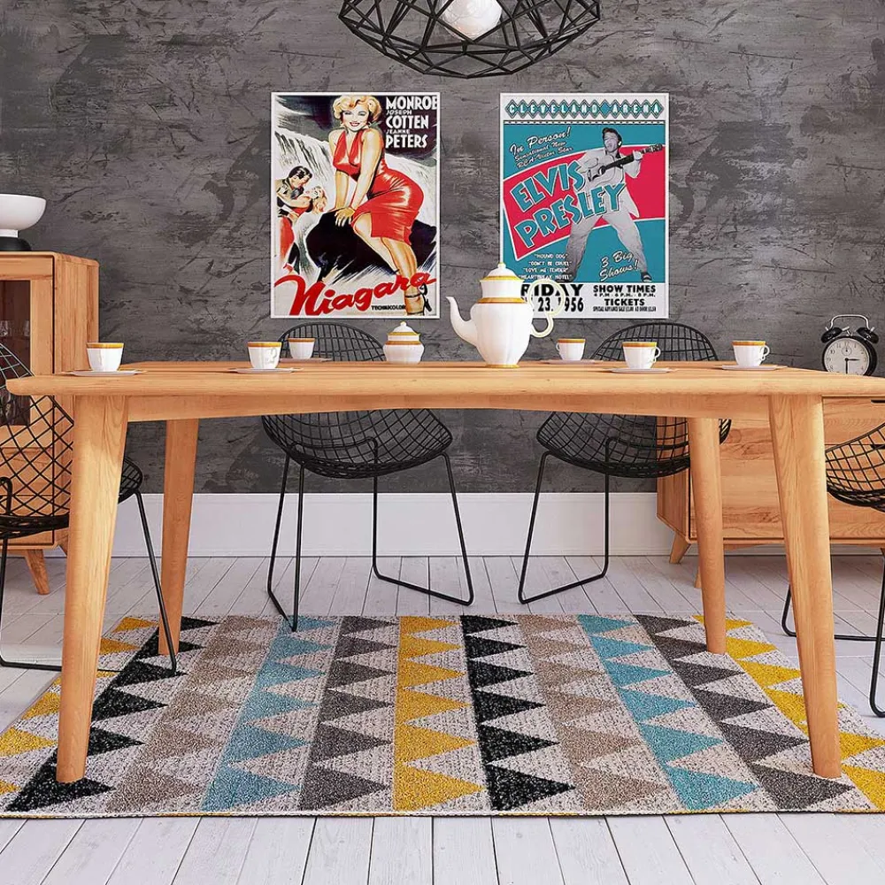 Wohnen 80 cm tiefer Kernbuche Esstisch geölt - Junola