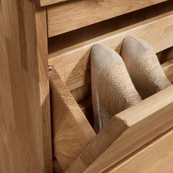 Wohnen Schränke*24 cm tiefer Wand Schuhschrank mit zwei Klappen - Sotunes