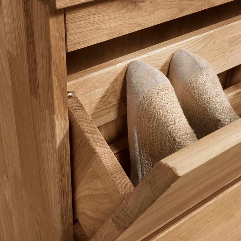 Wohnen Schränke*24 cm tiefer Wand Schuhschrank mit zwei Klappen - Sotunes