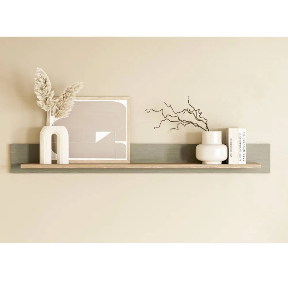 Wohnen 150 cm Wandboard in Eukalyptus und Eiche Optik - Promo