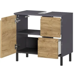 Wohnen 60 cm Waschbeckenschrank in Wildeiche NB - Vignus