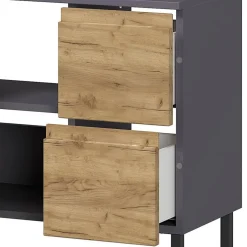 Wohnen 60 cm Waschbeckenschrank in Wildeiche NB - Vignus