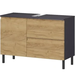 Wohnen 80 cm Waschbeckenschrank in Wildeiche NB - Vignus