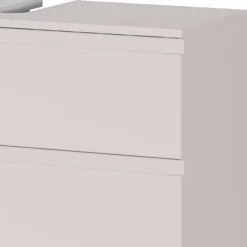 Wohnen Waschtisch|Waschbeckenunterschränke*80 cm Waschbeckenschrank in Hellgrau - Dadra