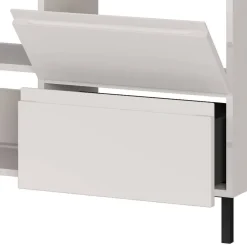 Wohnen Waschtisch|Waschbeckenunterschränke*80 cm Waschbeckenschrank in Hellgrau - Dadra