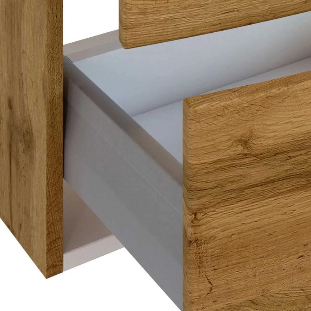 Wohnen Badezimmer Komplett*60 cm Waschplatz & Unterschrank - Arazony (dreiteilig)